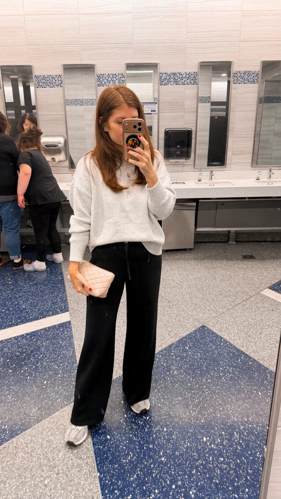 Can’t get enough of this target sweater! And I think I wear these pants every time I travel now! Where is a small in the pants and a size medium in the sweater!

#LTKmomlife #LTKOver40 #LTKSeasonal