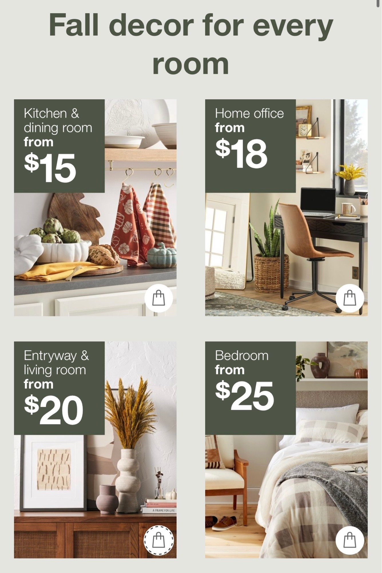 Affordable Fall target home finds

#LTKunder50 #LTKhome #LTKSeasonal