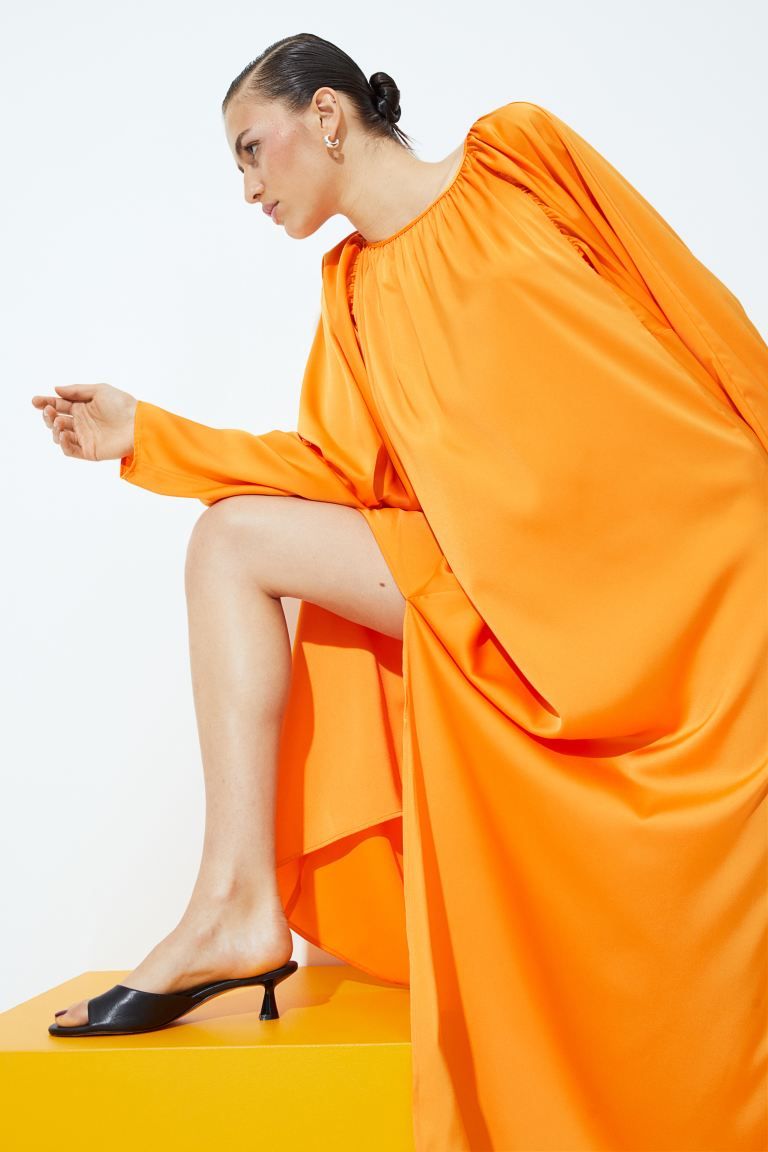 Voluminous Satin Dress | H&M (US + CA)