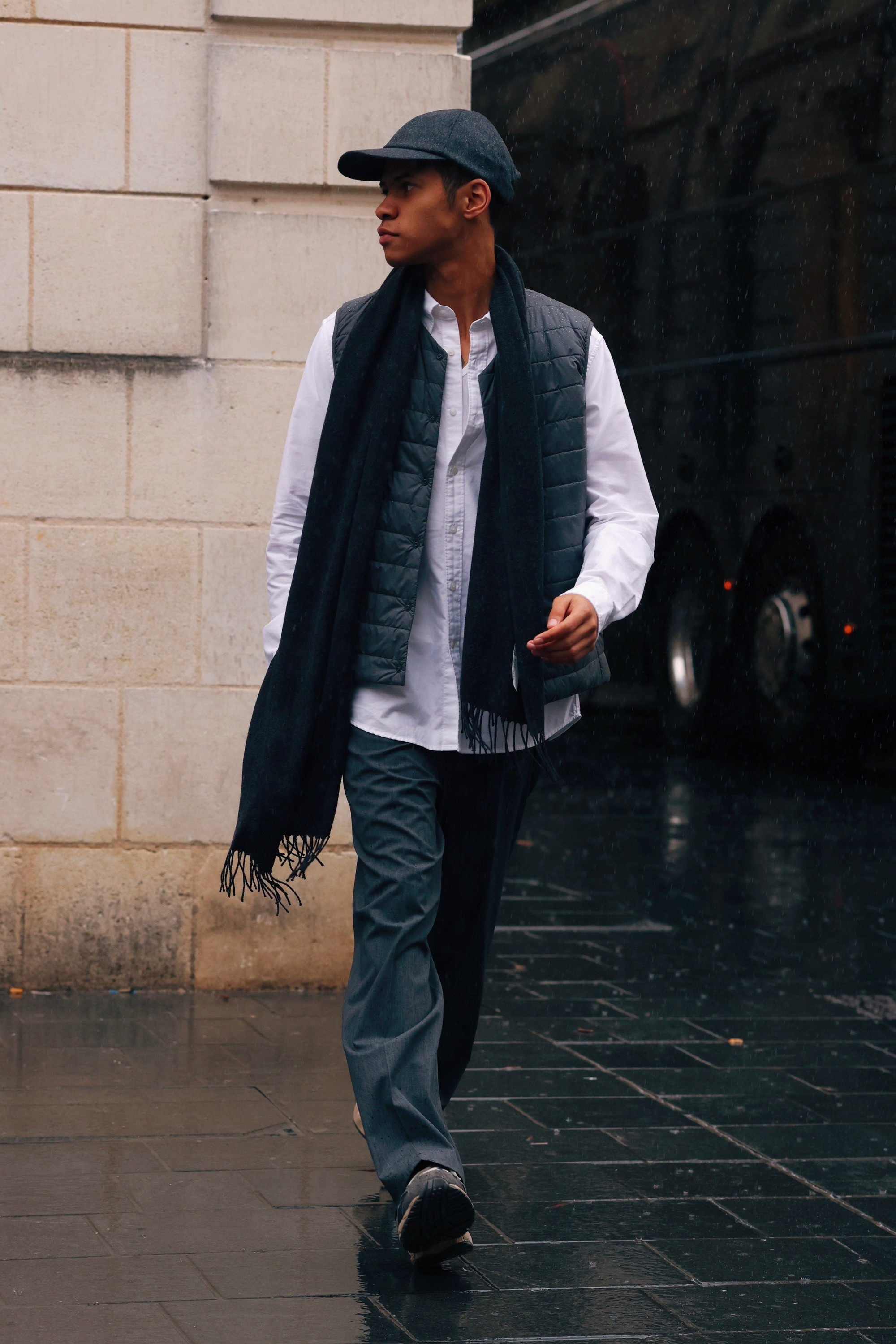 Pleated Wide Leg Trousers | UNIQLO (UK)