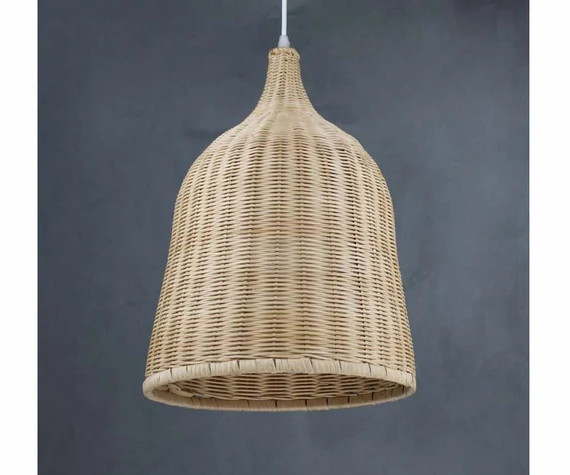 Hand Woven From Rattan Lightings-Pendant Lights-One Lampholder 110-240V-Pendant Lamps-Droplamp-Ceili | Etsy (US)