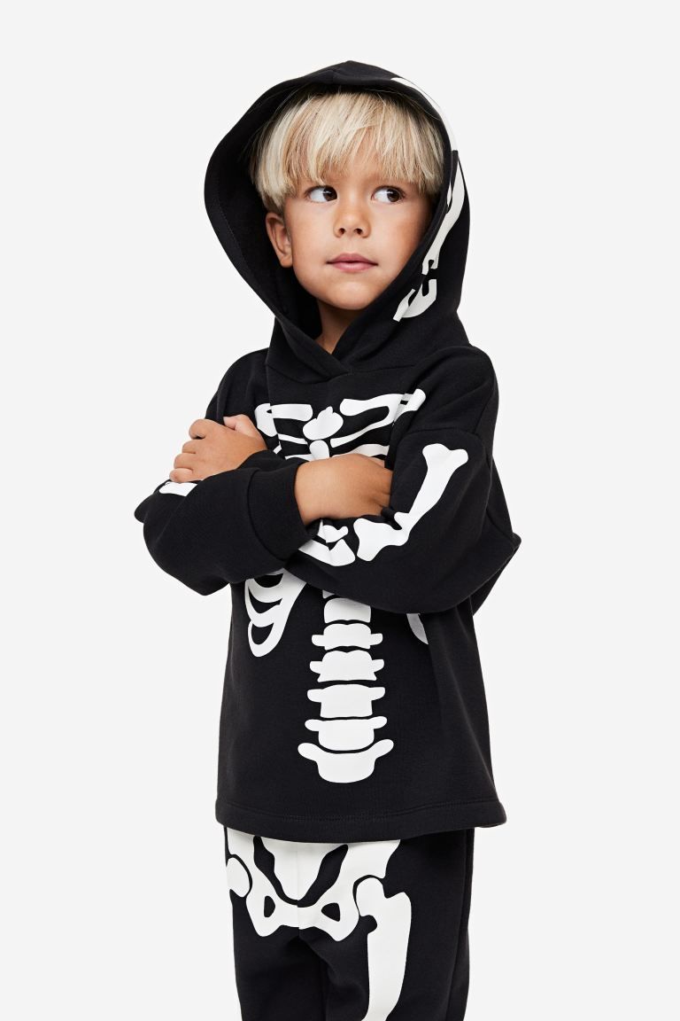 2-piece printed sweatshirt set | H&M (UK, MY, IN, SG, PH, TW, HK, KR)