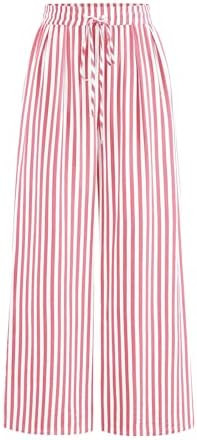 PRETTYGARDEN Womens Pants Elastic Waist Floral Lightweight Palazzo Pants for Women Casual Lounge ... | Amazon (US)