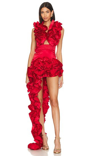 Bronx and Banco Aurora Gown in Red. - size M | Revolve Clothing (Global)