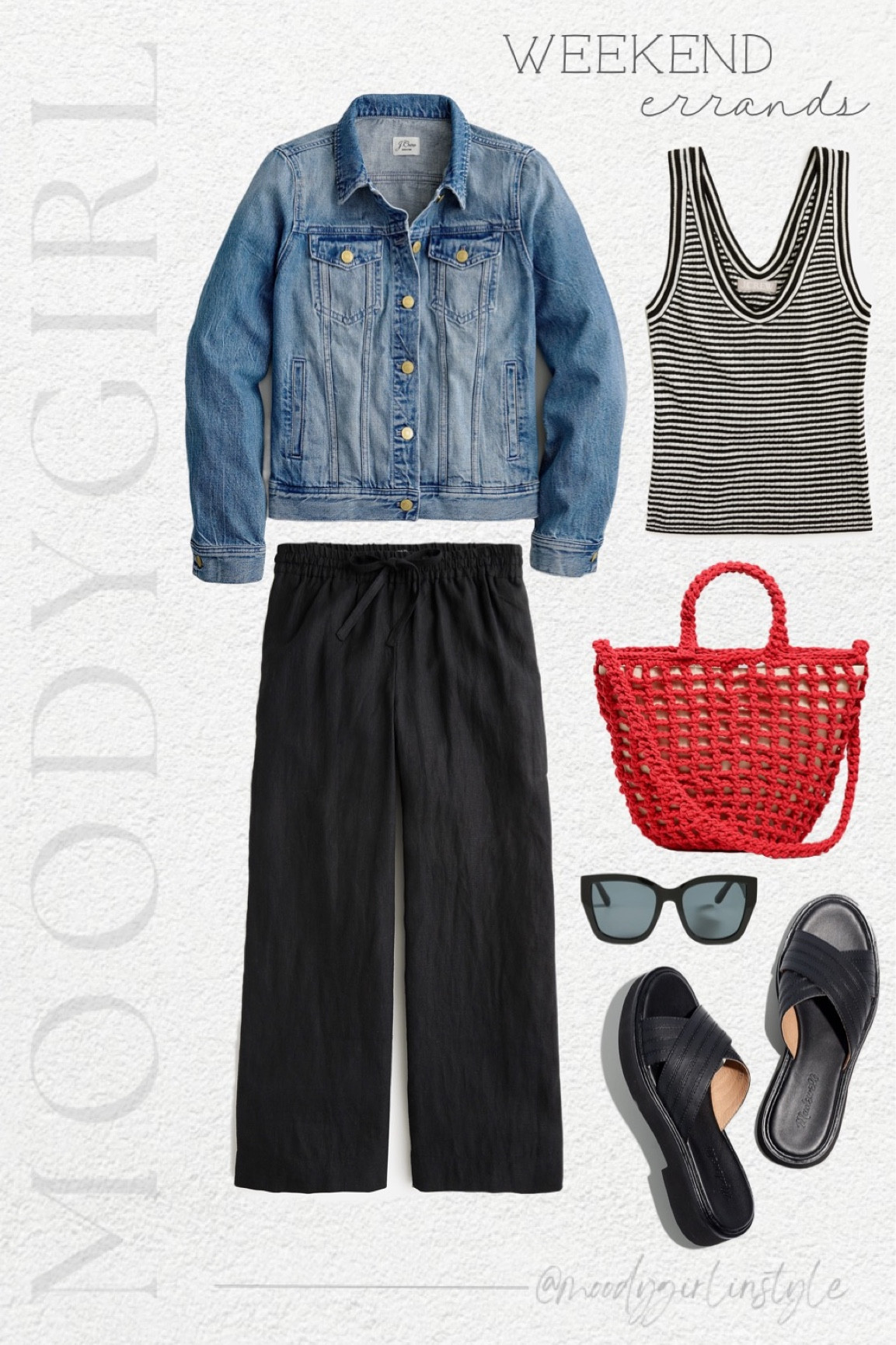 Weekend Errands - Easy vacation look that will be on repeat this spring and summer #jcrew #madewell #jcrewfactory #springinspiration @jcrew @madewell #summerfashion #springfashion 

spring style, spring fashion, jcrew fashion, vacation style, summer fashion, denim jacket, jcrew style, jcrew finds, spring sandals #LTKSeasonal #LTKtravel

#LTKFind #LTKsalealert #LTKstyletip