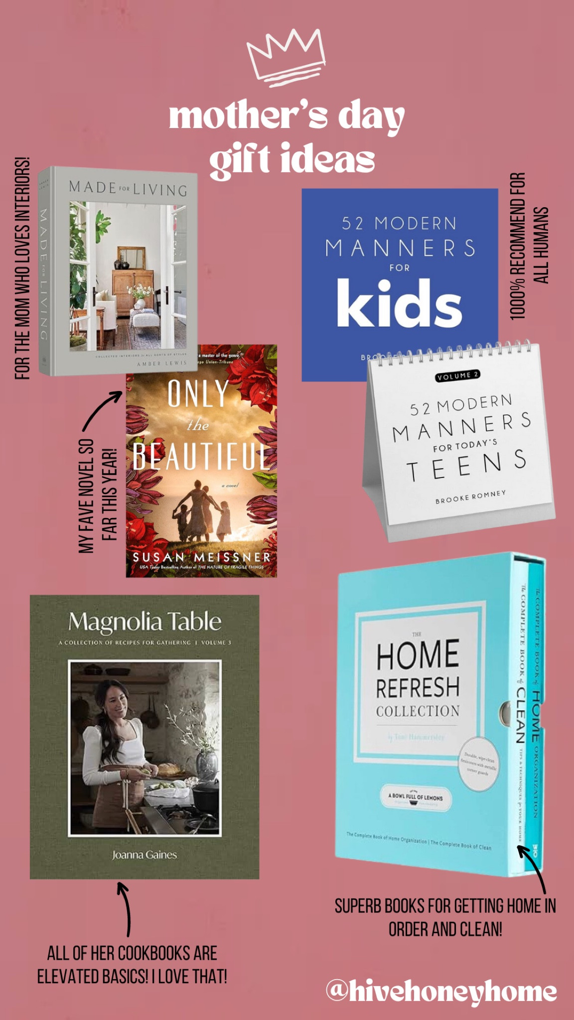Here are my ideas for that perfect book for Mom! A book is never a bad idea. 😉 📕 

#LTKhome #LTKU #LTKGiftGuide
