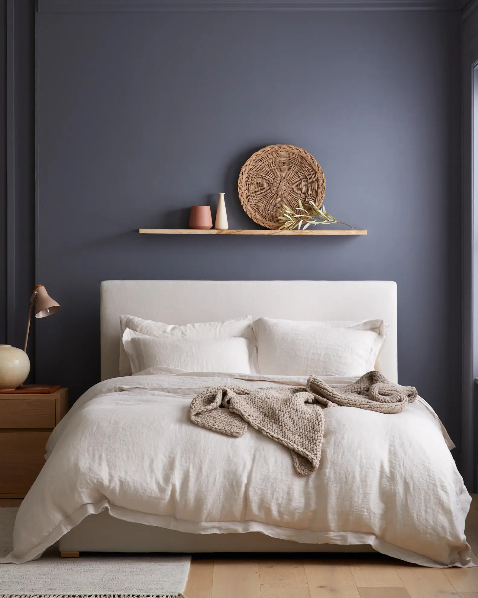 European Linen Double Flange Duvet Cover | Quince