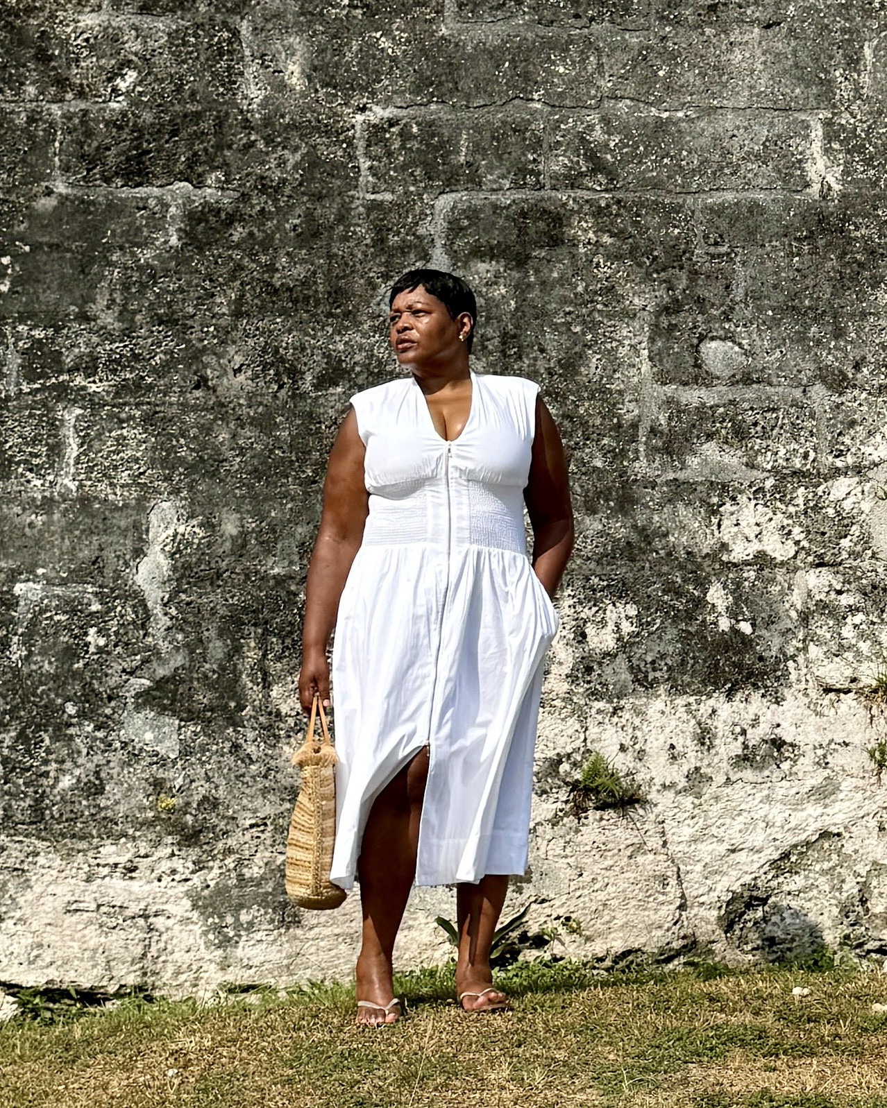 White summer dresses are the perfect travel essential  

#LTKTravel #LTKOver40 #LTKMidsize