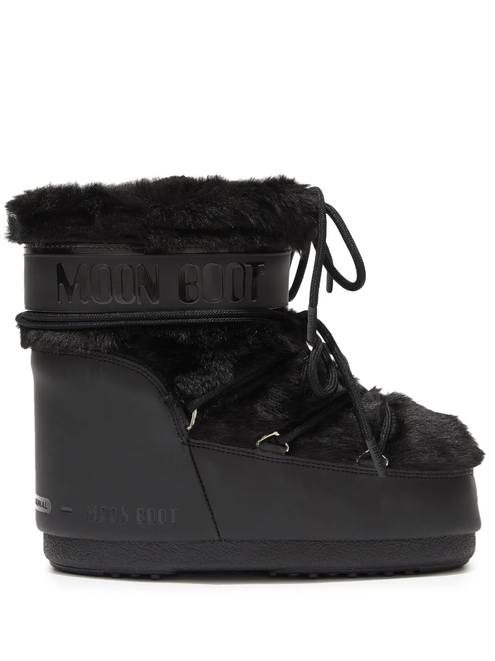 Moon Boot Icon Low Boots | Black | FARFETCH | Farfetch Global