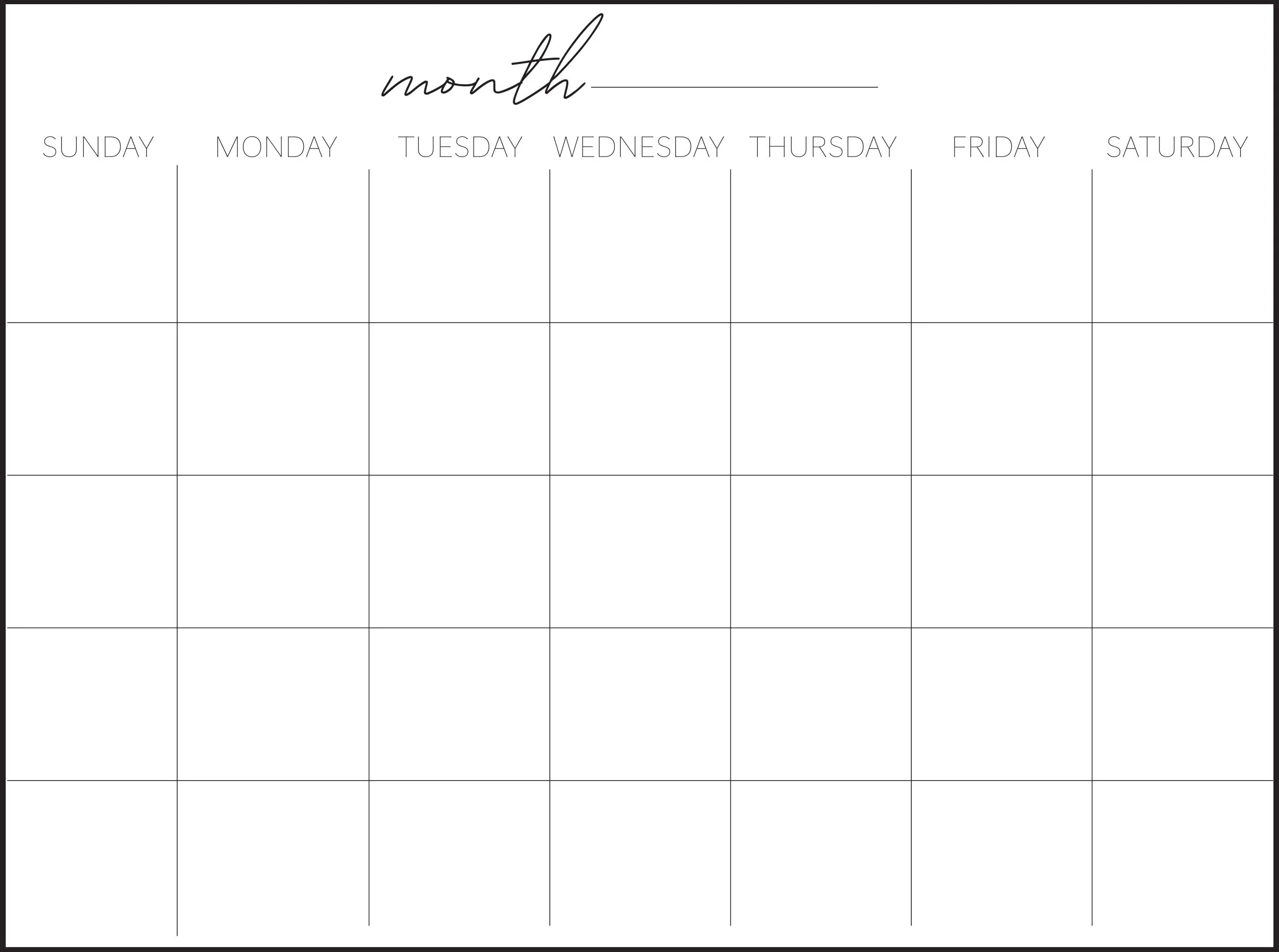 WallPops! Monthly Calendar Wall Decals | Walmart (US)