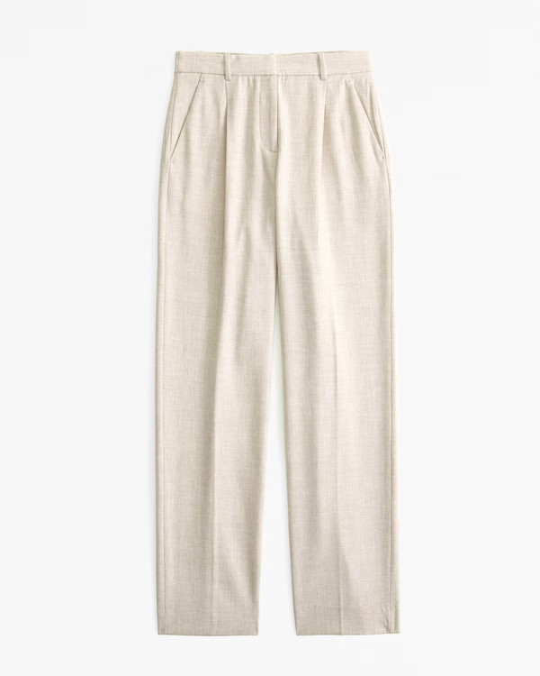 A&F Quinn Tailored Straight Pant | Abercrombie & Fitch (UK)