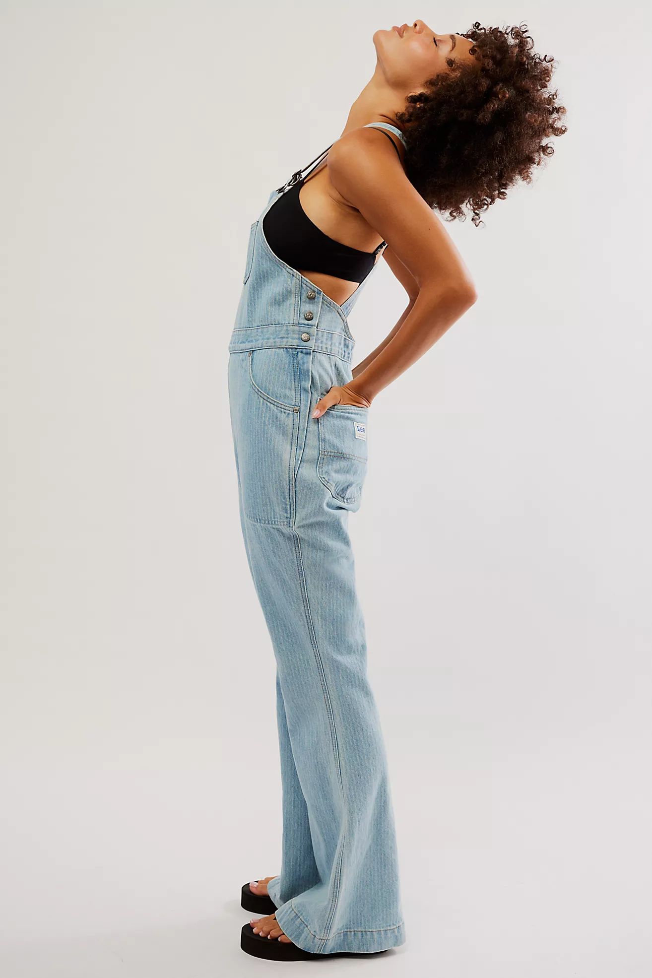 Lee Factory Flare Overalls | Free People (Global - UK&FR Excluded)