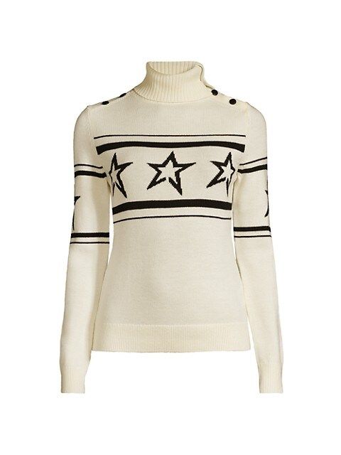 Intarsia Knit Turtleneck Sweater | Saks Fifth Avenue