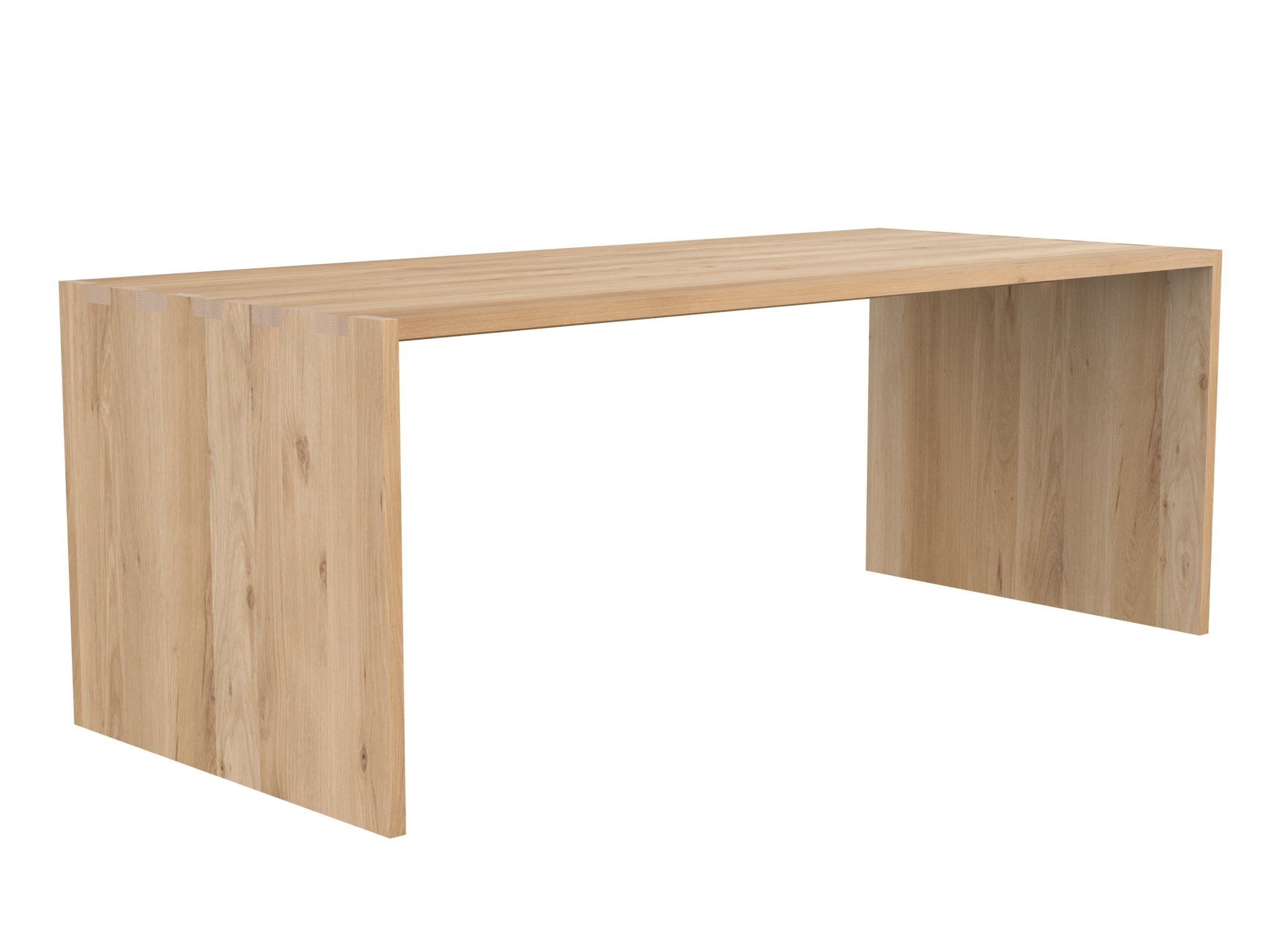 Oak U Desk in Various Sizes – BURKE DECOR | Burke Decor