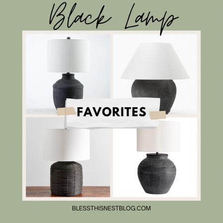 I’m obsessed with black lamps so I’m rounding up my favorites from Amazon, Target, Pottery Barn, and TJ Maxx. 

#LTKFind #LTKhome