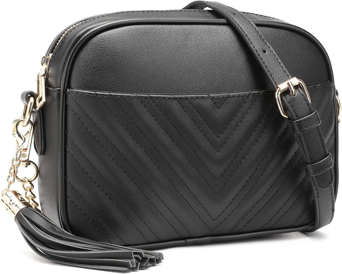 lola mae Quilted Crossbody Bag, Trendy Design Shoulder Purse | Amazon (US)