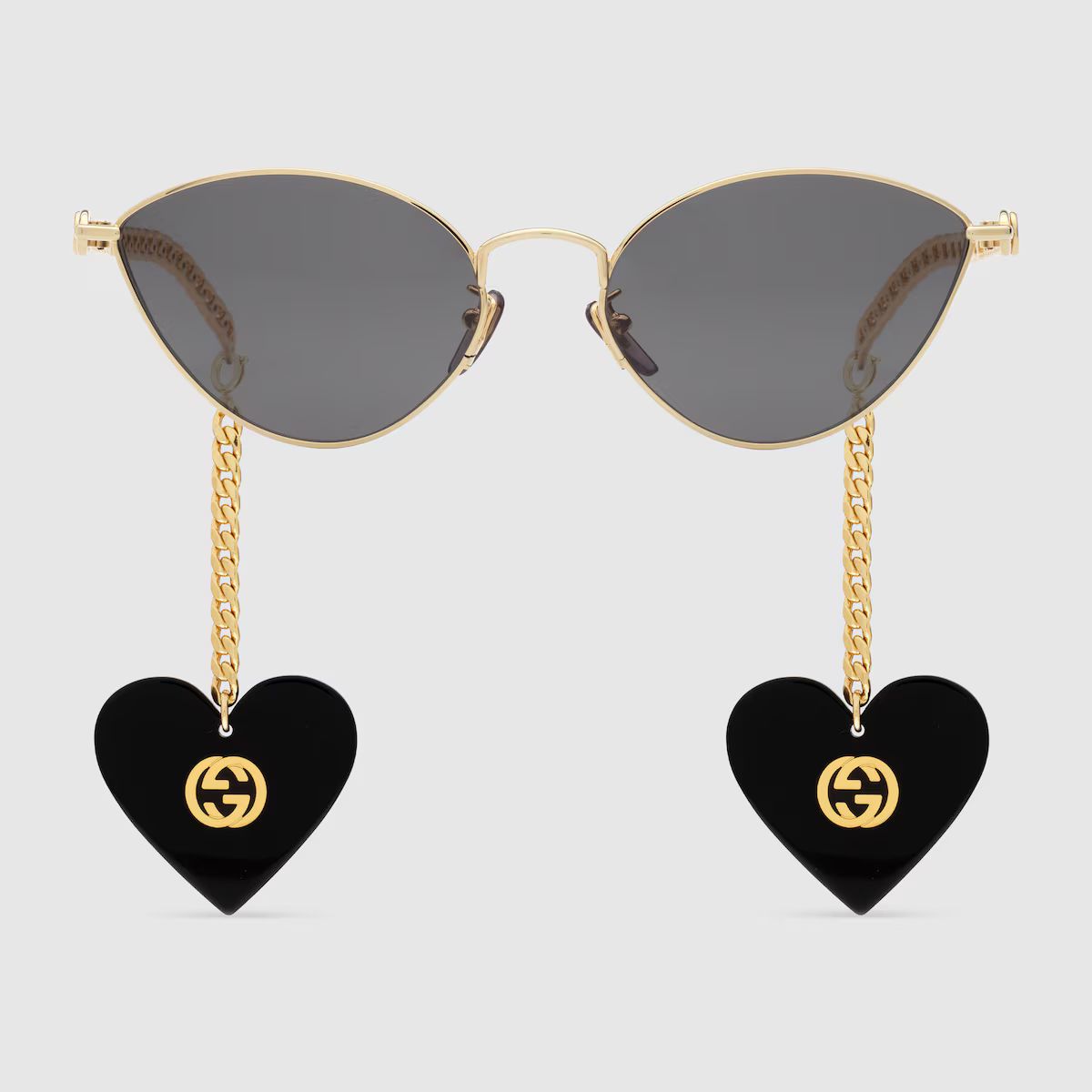 Gucci Cat eye sunglasses with heart shaped charms | Gucci (US)