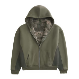 Hollister x Crocs Sherpa-Lined Zip-Up Hoodie | Crocs (US)