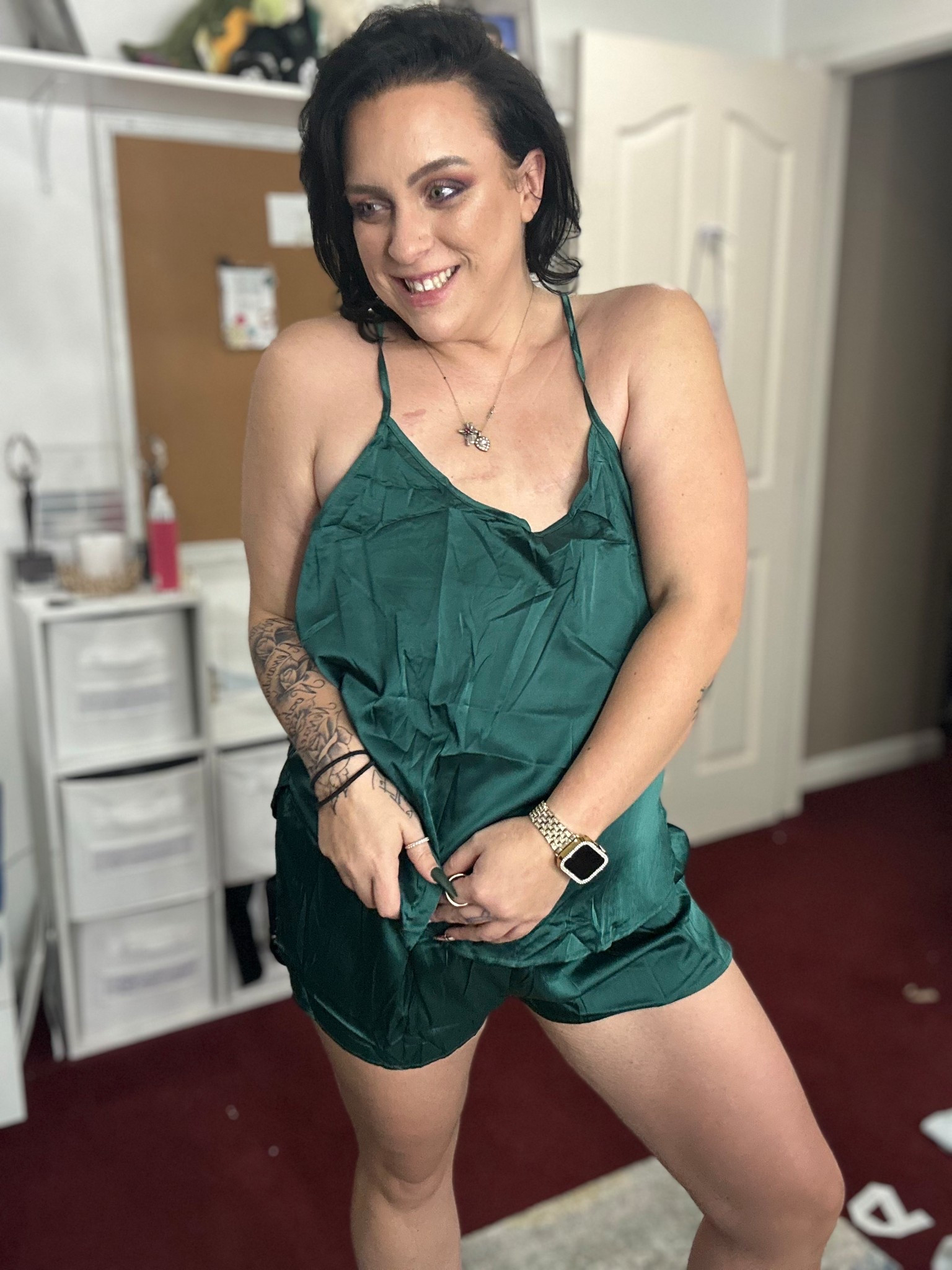 Spring is coming! Be comfortable as you sleep this year with these cozy silk pajamas! I call these my Slytherin pajamas! Haha! #sleepwear

#LTKSeasonal #LTKMidsize #LTKStyleTip