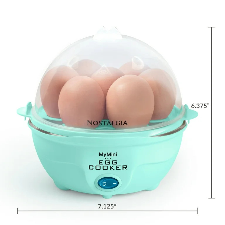 MyMini Premium 7-Egg Cooker, Teal | Walmart (US)