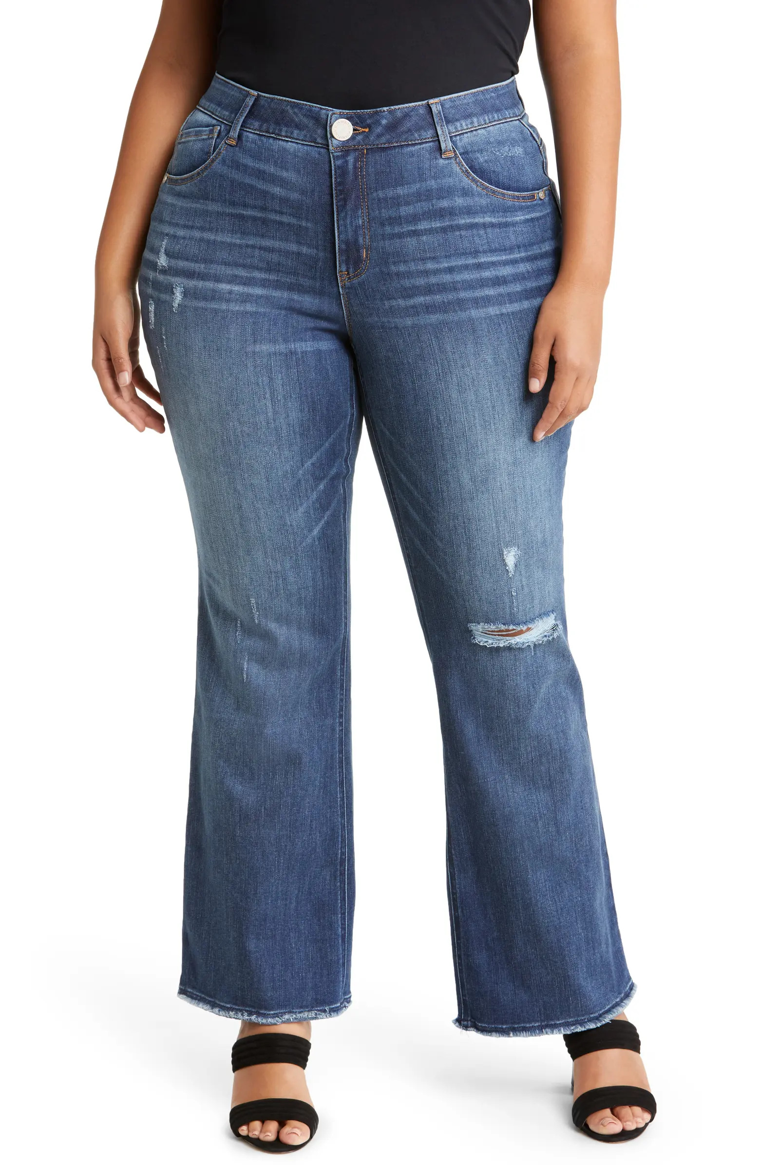 'Ab'Solution High Waist Itty Bitty Bootcut Jeans | Nordstrom