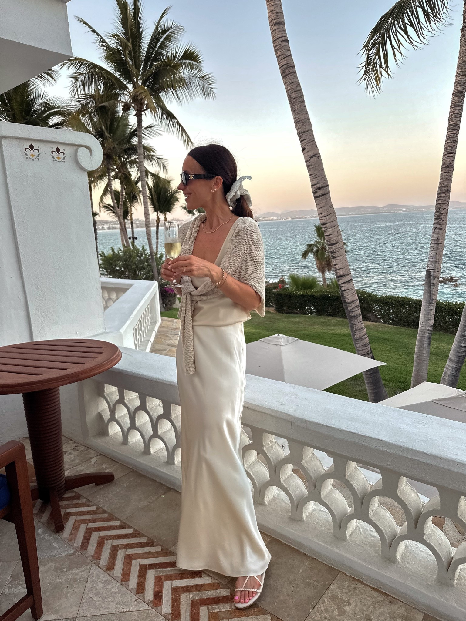 Mixed and matched for tonight’s dinner outfit 
I bring this silk skirt with me everywhere, it’s so versatile. The petite version is no long available but linking the full length. It’s worth getting hemmed 

#LTKOver40 #LTKPetite