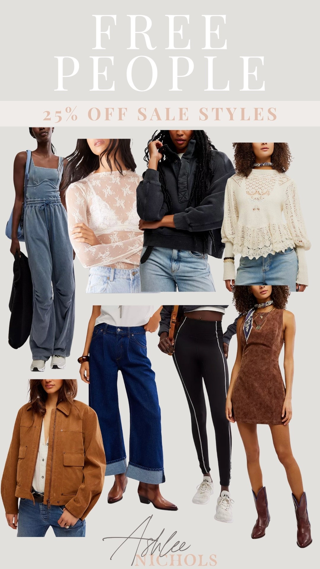 Free People 25% off sale styles!

Suede dress, cuffed denim, lace long sleeve, suede jacket

#LTKSaleAlert #LTKSeasonal