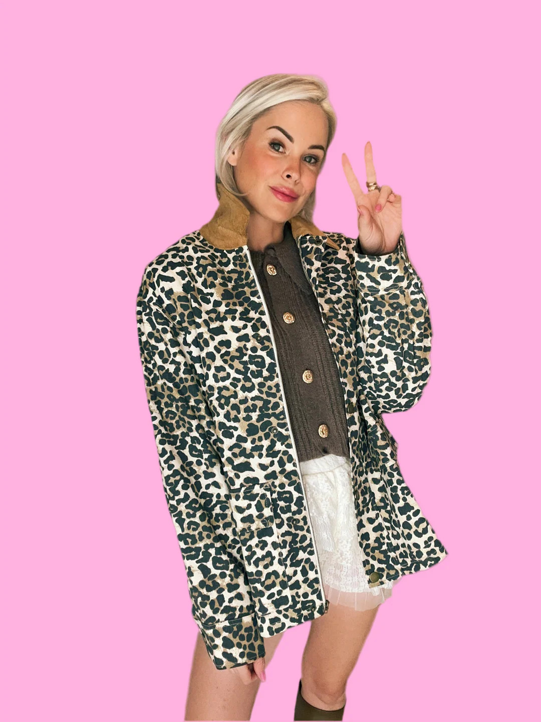 The Lizzie Leopard Jacket | Teggy French