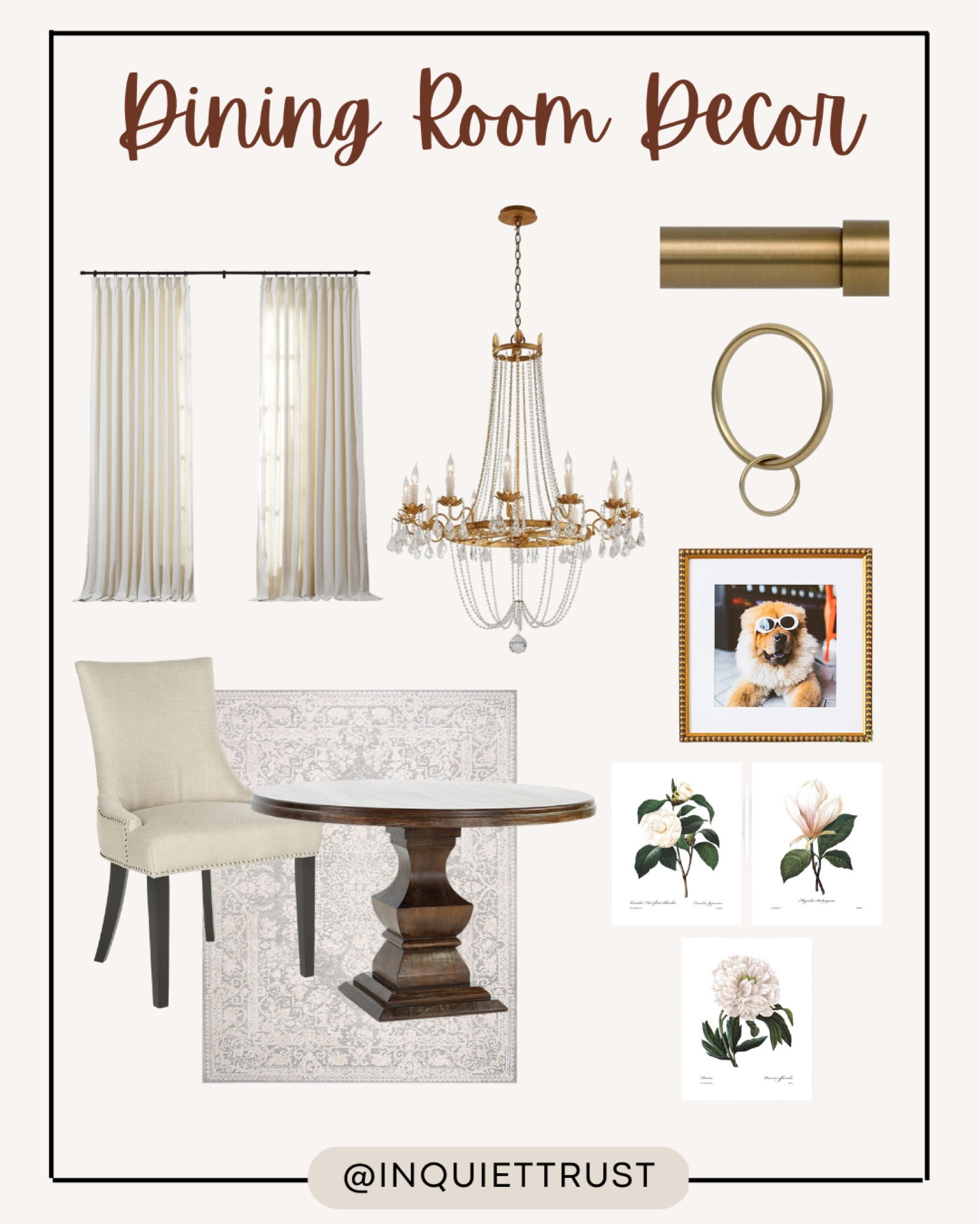 Here's a luxurious dining room decor idea! 
#diningroomrefresh #homedecor #homefinds #whiteandgold #amazonfinds

#LTKFind #LTKhome