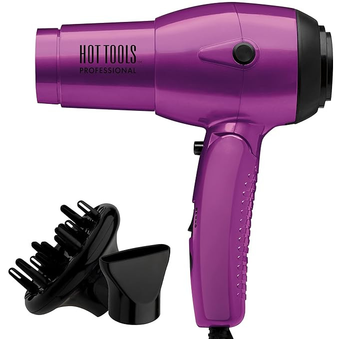 Hot Tools Pro Artist 1875W Ionic Compact Hair Dryer | Lightweight, Perfect for Travel | Amazon (US)