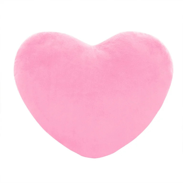 FAMTKT Cute Plush Pink Heart Pillow Cushion Toy Throw Pillows Gift for Friends/Children/Girls/Dog... | Walmart (US)