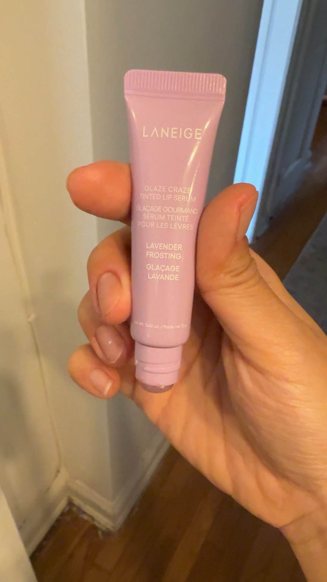 Laneige glaze craze lip serum treatment
Lavender frosting 
Sephora
Tinted 
Lips

#LTKselfcare #LTKBeauty #LTKgrwm