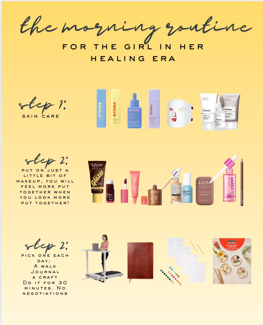 The healing era morning routine  

 #LTKmorningroutine #LTKselfcare #LTKBeauty