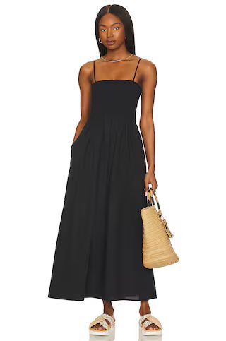 FAITHFULL THE BRAND Tergu Maxi Dress in Black from Revolve.com | Revolve Clothing (Global)