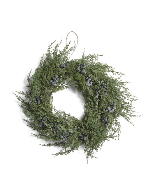 24in Berry Pine Wreath | Marshalls