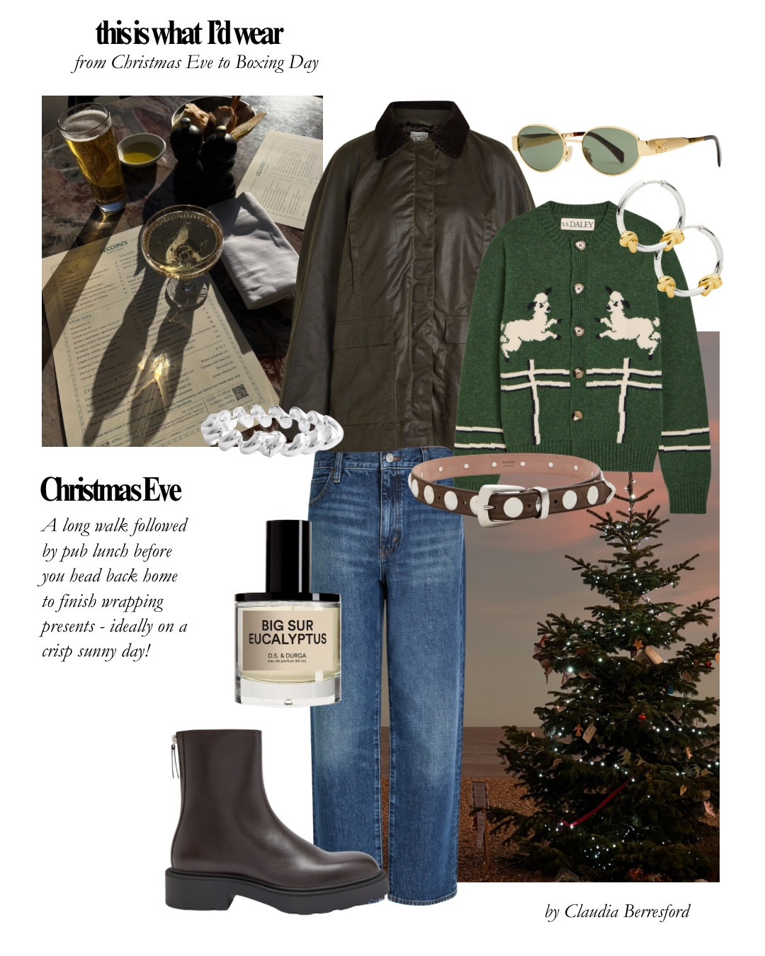 This is what I’d wear from Christmas Eve to Boxing Day 🤎

Winter outfit, winter style, Christmas outfit, Boxing Day outfit, knitwear, party wear, festive outfit#LTKxHarveyNichols 

#LTKgiftguide #LTKfestive