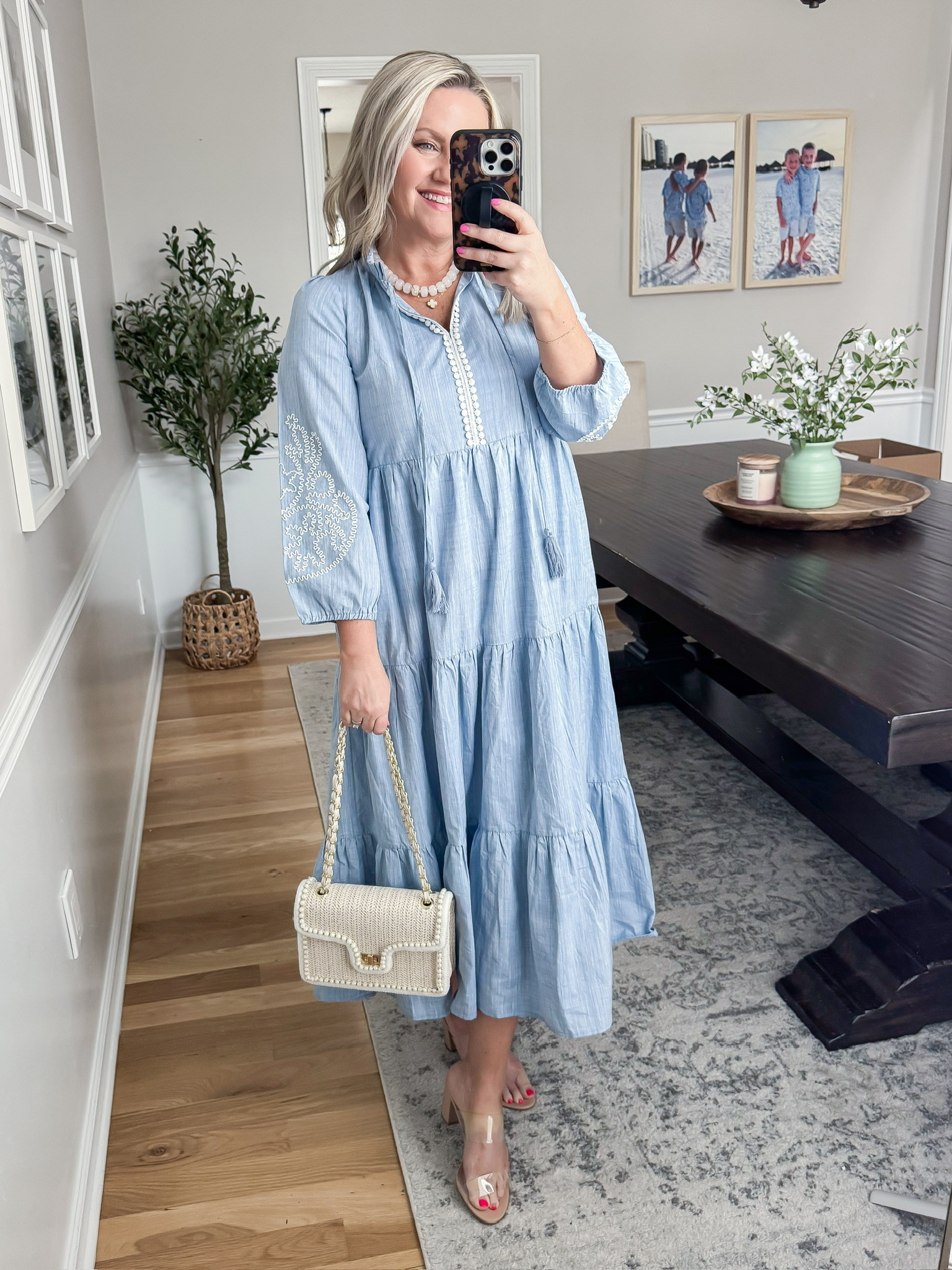 TRENDING this blue flowy dress is such a gorgeous piece for spring! I love the lightweight feel and feminine details, it is one of those dresses you can wear to brunch, church, or any spring event and feel instantly put together.

Wearing size small.

spring dresses blue maxi dress flowy spring dress feminine spring style brunch outfit ideas spring event dress vacation outfit ideas modest dress womens spring fashion elegant casual outfit Amazon finds Amazon spring outfit Amazon Spring dress lovelylifestyling

#LTKOver40 #LTKootd #LTKSeasonal