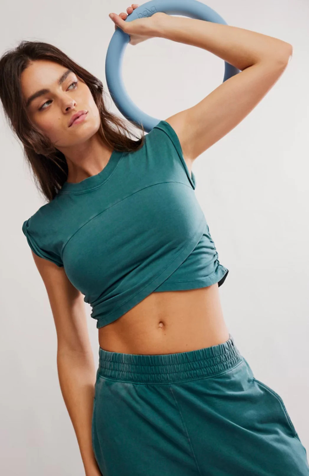 Free People Movement Hot Shot Crossover Set Evergreen / Medium | The Collection TX 