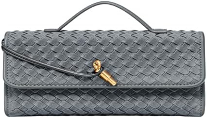 JYG Suede Woven Handbag for Women Trendy Evening Shoulder Bag Casual Clutch Purse Crossbody Satch... | Amazon (US)