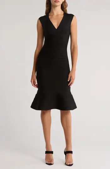 Herve Leger The Sophie Bandage Dress in Black at Nordstrom Rack, Size X-Small | Nordstrom Rack