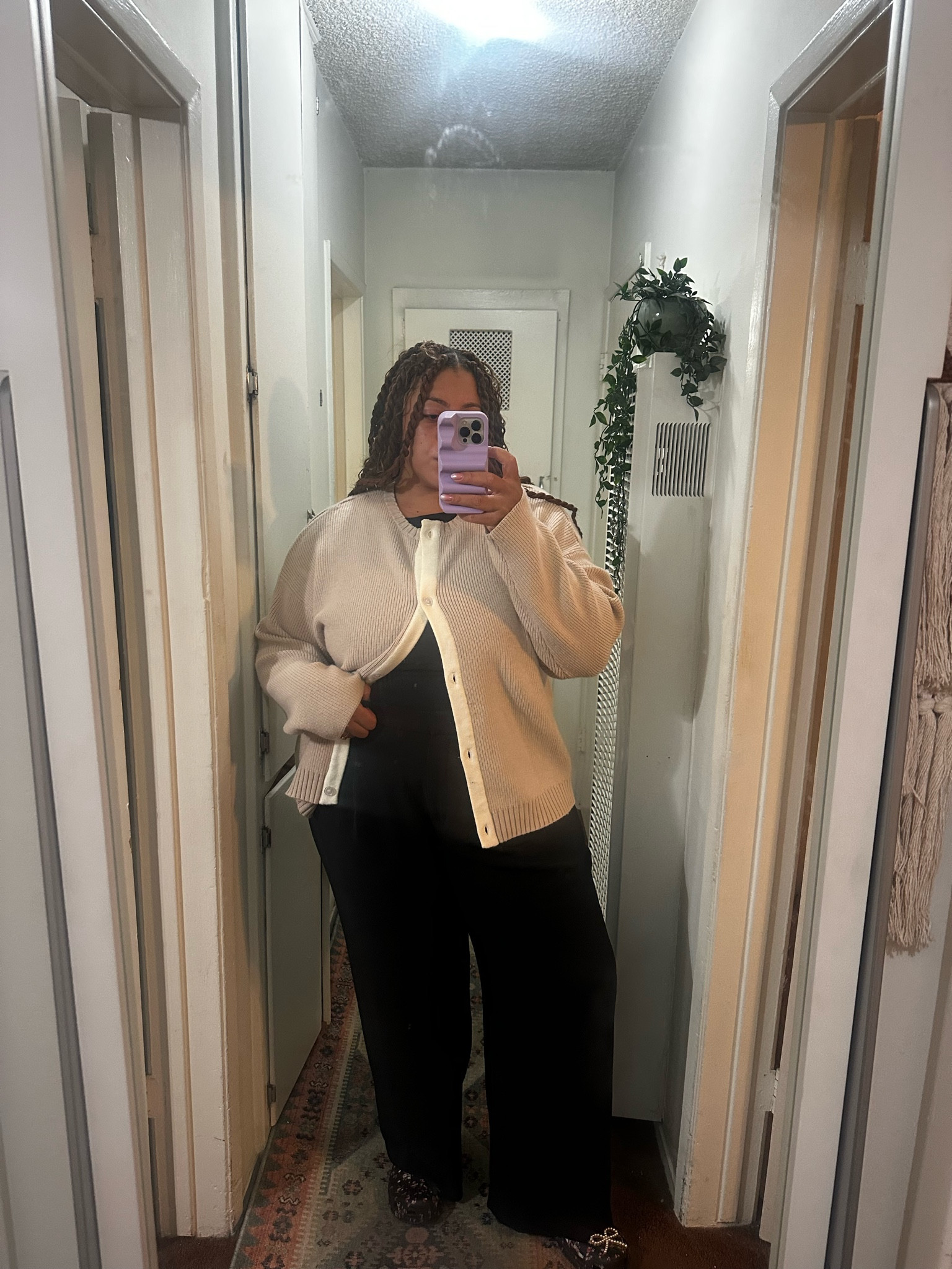 Airport fit! One thing about me is I’m always going to choose comfort at the airport but that doesn’t mean it can’t be a little cute too! 

I’m wearing the Abercrombie smooth tank in xl and curve sloane pants in a 35 
Cardigan is eloquii 22/24 for an oversized cozy fit! 

#LTKPlusSize #LTKStyleTip #LTKFindsUnder100