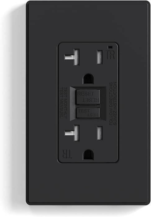 ELEGRP GFCI Outlet 20 Amp, Self-Test GFI Electrical Outlet with Thinner Design, TR Tamper Resista... | Amazon (US)