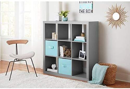 Better Homes and Gardens.. Bookshelf Square Storage Cabinet 4-Cube Organizer (Weathered) (White, ... | Amazon (US)