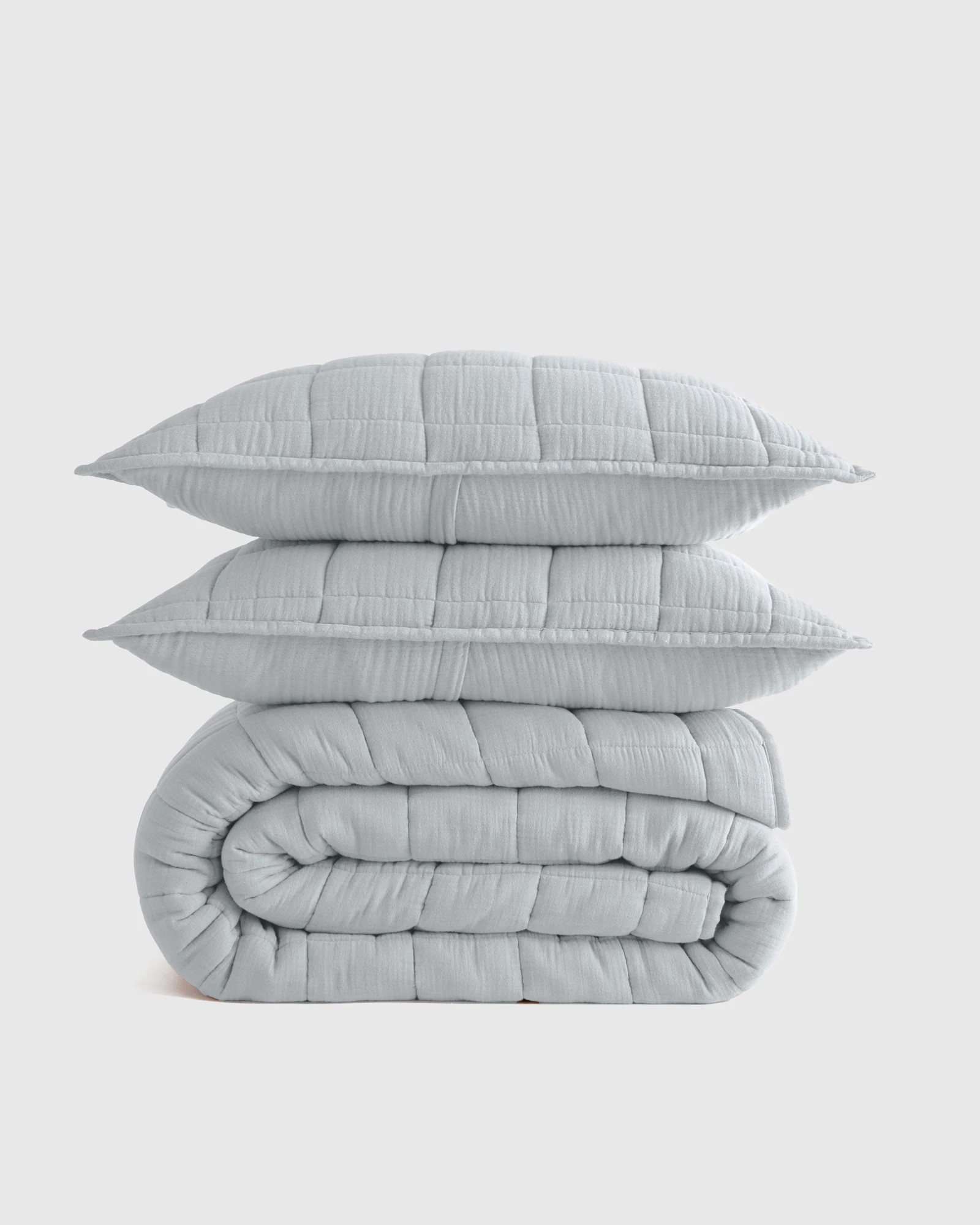 Organic Airy Gauze Box Quilt Set | Quince
