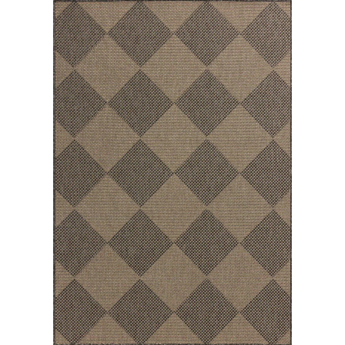 Chris Loves Julia x Loloi Providence Graphite / Sand Indoor/Outdoor Area Rug | Wayfair North America