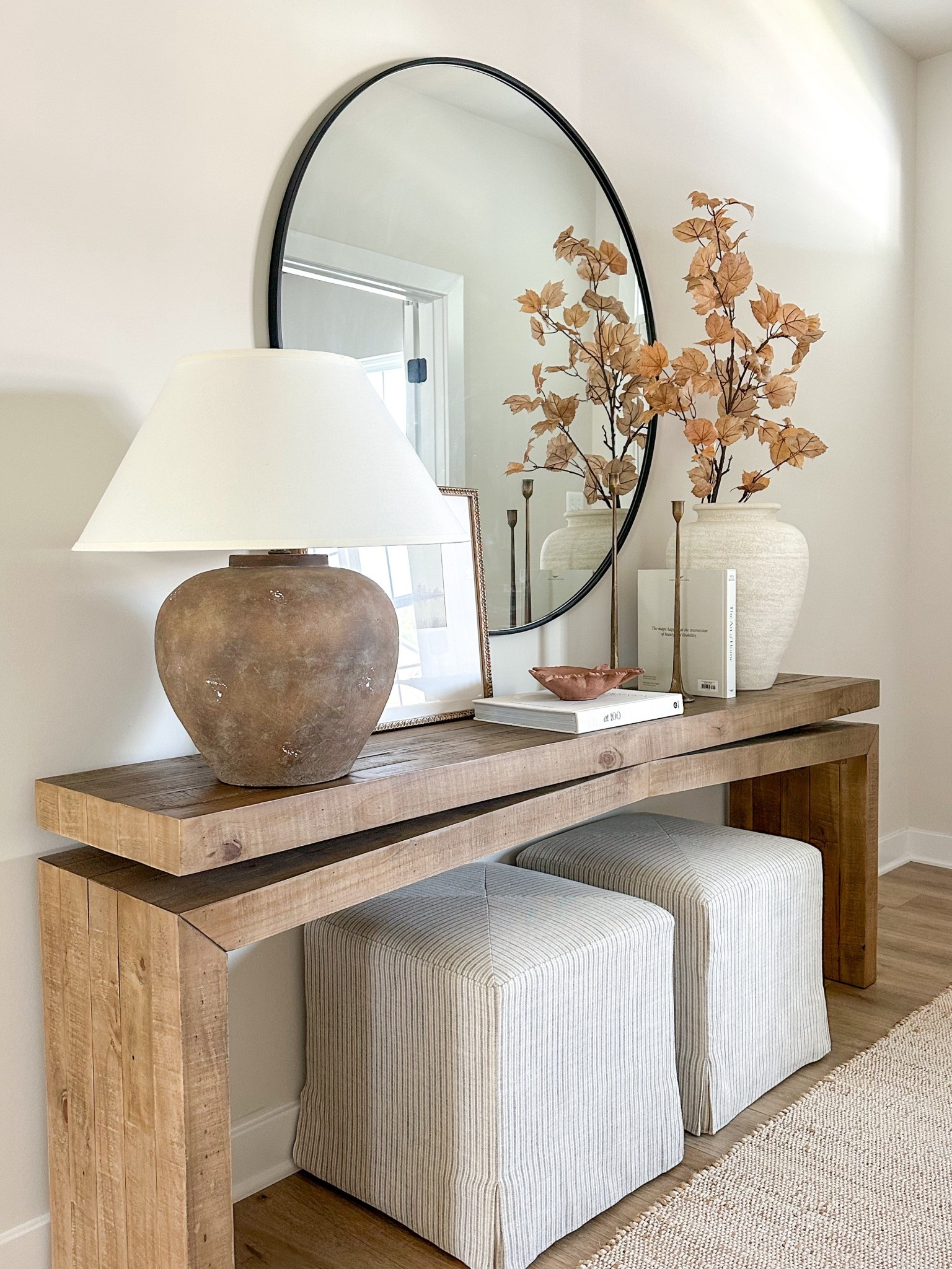 Console table decor: love the texture and brown tones of this table lamp. 
#consoletable #consoletabledecor #luluandgeorgia #entrywaydecor #falldecor

#LTKStyleTip #LTKHome #LTKFindsUnder100