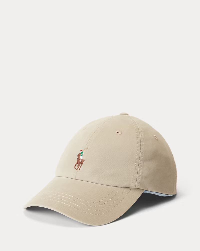 Stretch Cotton Twill Pony Ball Cap | Ralph Lauren (UK)
