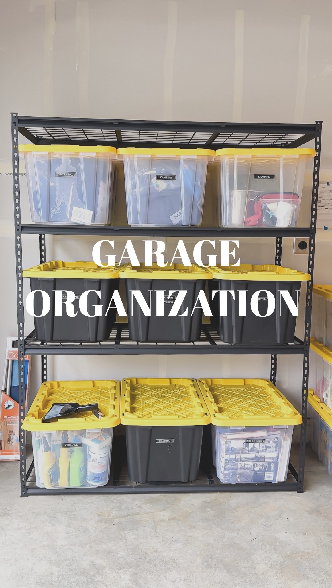 Organize your garage with these few simple solutions #garageorganizing #organized #garagestorage