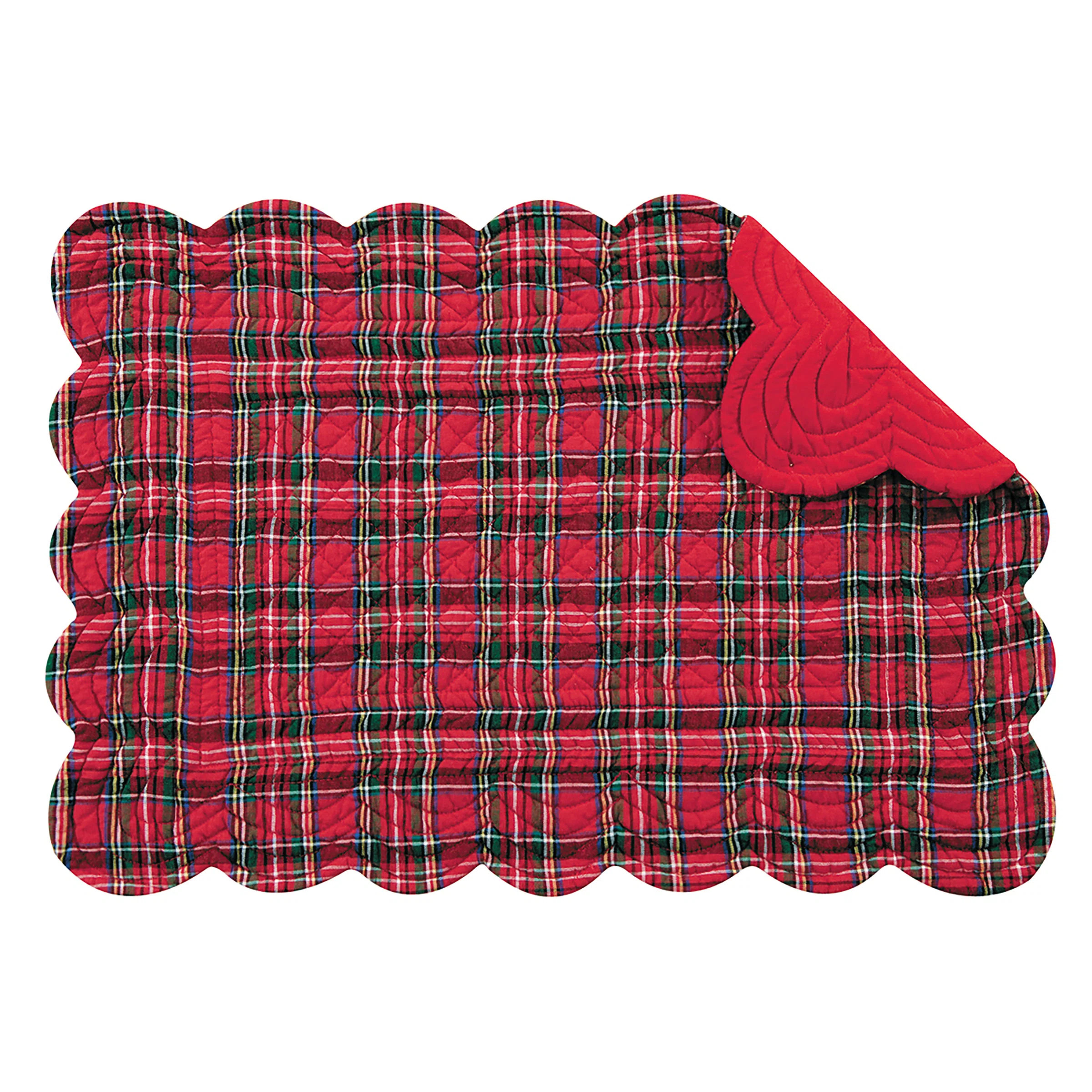 Rosalind Wheeler Bertta Plaid Novelty Placemat | Wayfair | Wayfair North America