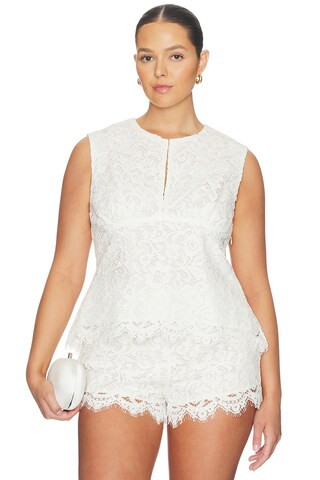 L'Academie Tobi Top in White from Revolve.com | Revolve Clothing (Global)